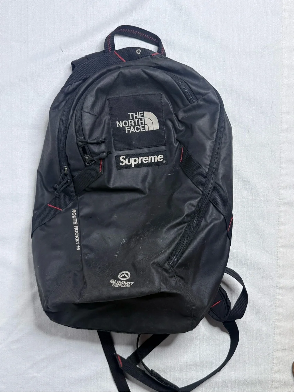 Supreme The North Face Summit Series Outer Tape Seam Route Rocket Black Backpack